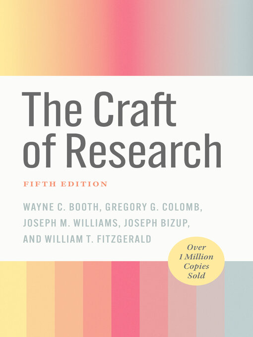 Title details for The Craft of Research by Wayne C. Booth - Wait list
